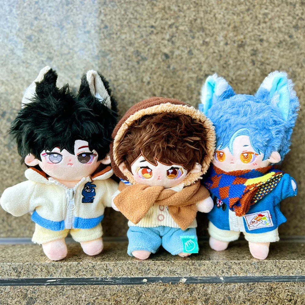 

Coat 20cm Cotton Doll Clothes Pants Scarf Cotton Doll's Clothes Fashion Outfit Plush Doll Clothes Doll Accessories