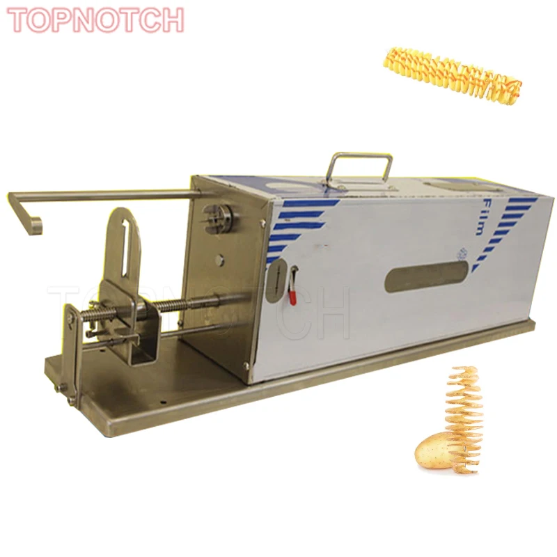 

Electric Potato Tower Maker Korean Twister Potato Machine Tornado Potato Cutter Slicer Rotary Microtome