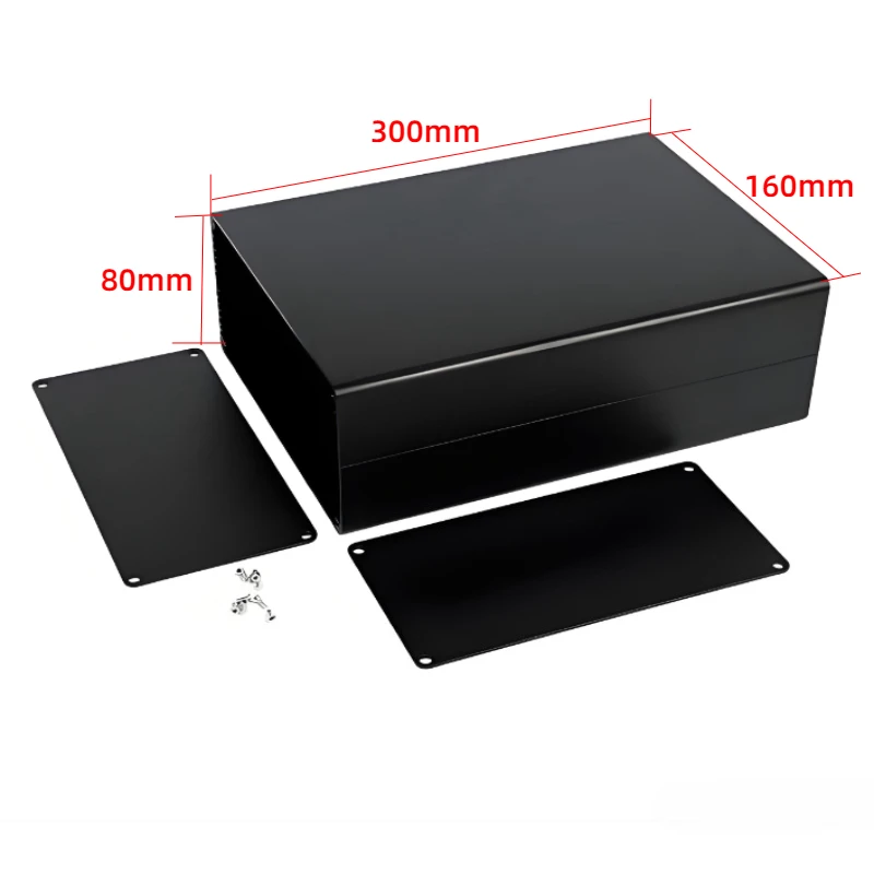 300×160×80mm DIY Aluminum Enclosure box Controller Power Box split aluminum shell Electronic Instrument Project Junction Box