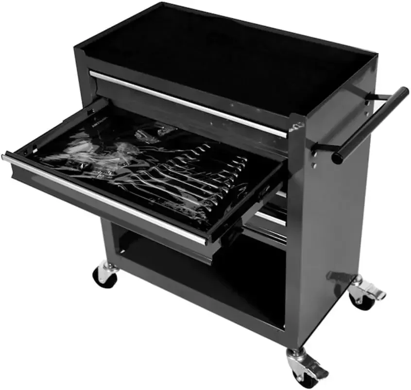 

[hot Deal, Limited Time Offer!]4 Drawers Cabinet With Tool Sets Rolling Cart And Wheels Mechanics