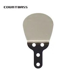 COUNTBASS 20Pcs Stainless Steel Lure Lips DIY Wooden Fishing Plugs Accessories Components Parts