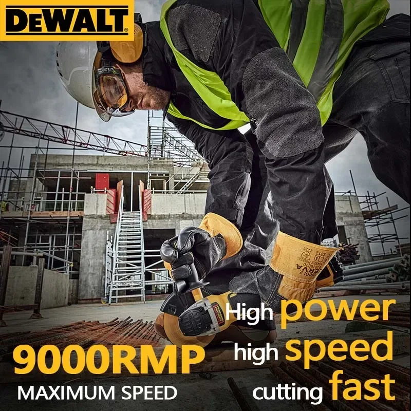 

DEWALT DCG405 20V Brushless Angle Grinder 125mm 9000rpm 680W for Construction Home Renovation & Workshop Cutting Grinding Tasks