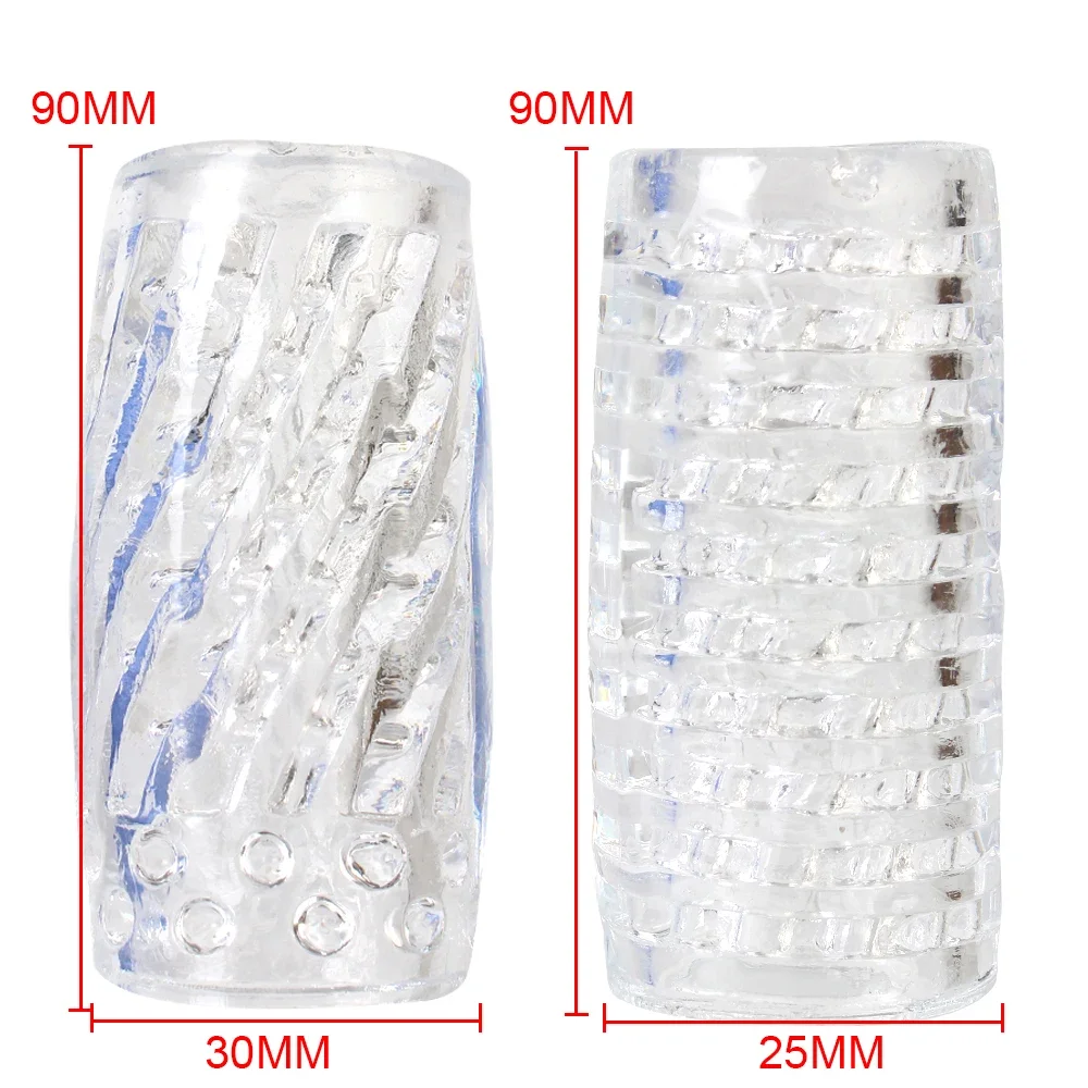 9 سنتيمتر ذكر الاستمناء شفافة الاصطناعي كس المهبل للرجال 18 حشفة مص القضيب مضخة المسامير التمارين الجنس لعب المثيرة