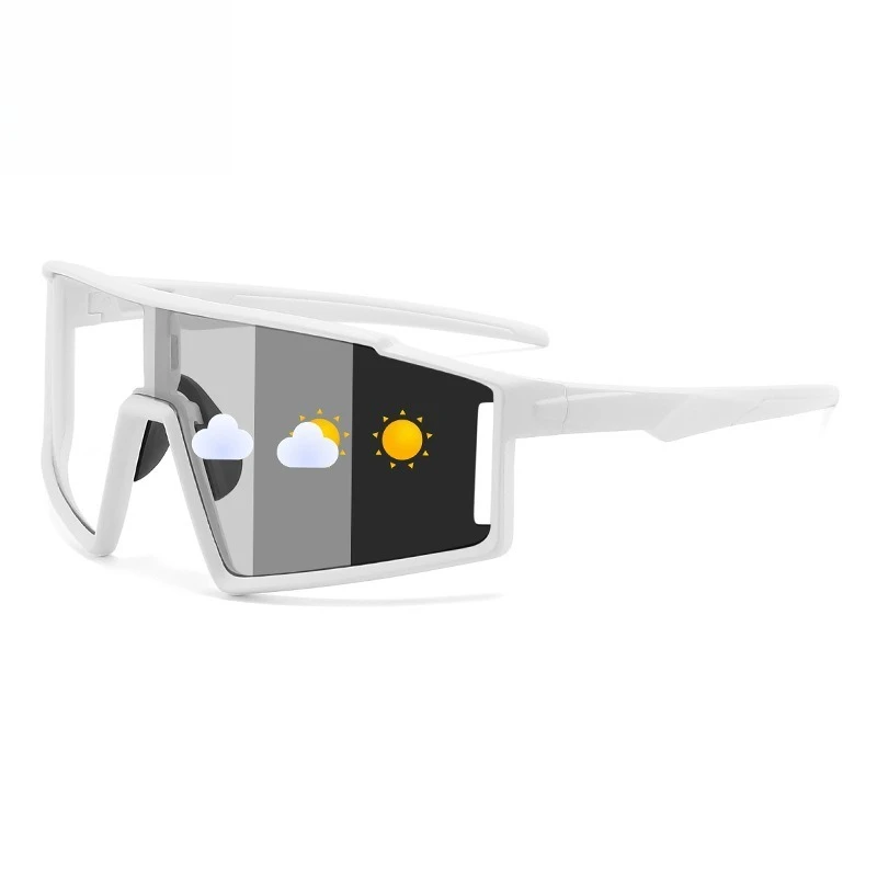 

New Color changing Cycling Glasses Outdoor Sports Sunglasses Windproof Bicycle Eye Protection