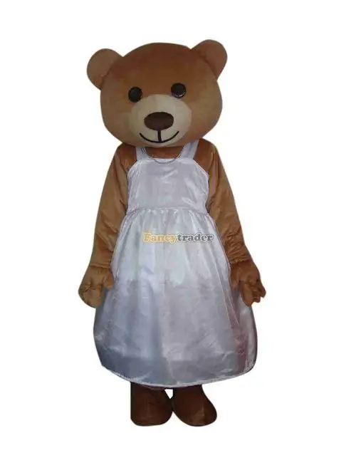 New Adult Wedding Bear Mascot Costume Halloween Christmas Dress Full Body Props Outfit Mascot Costume