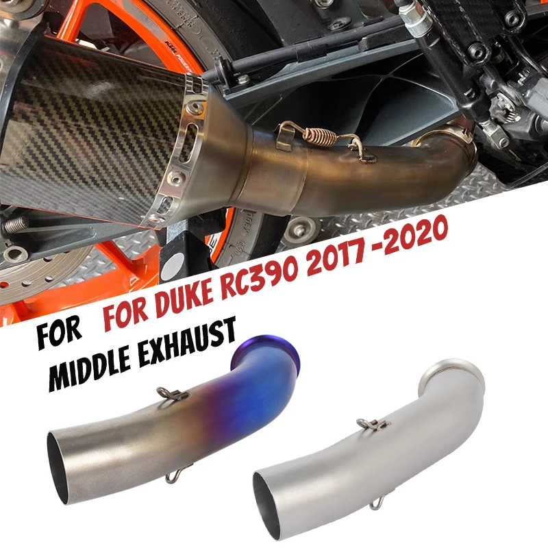 

Motorcycle Exhaust System Muffler Escape Modified 51MM Connection Muffler Fit For KTM DUKE 125 250 390 RC390 2017 - 2020