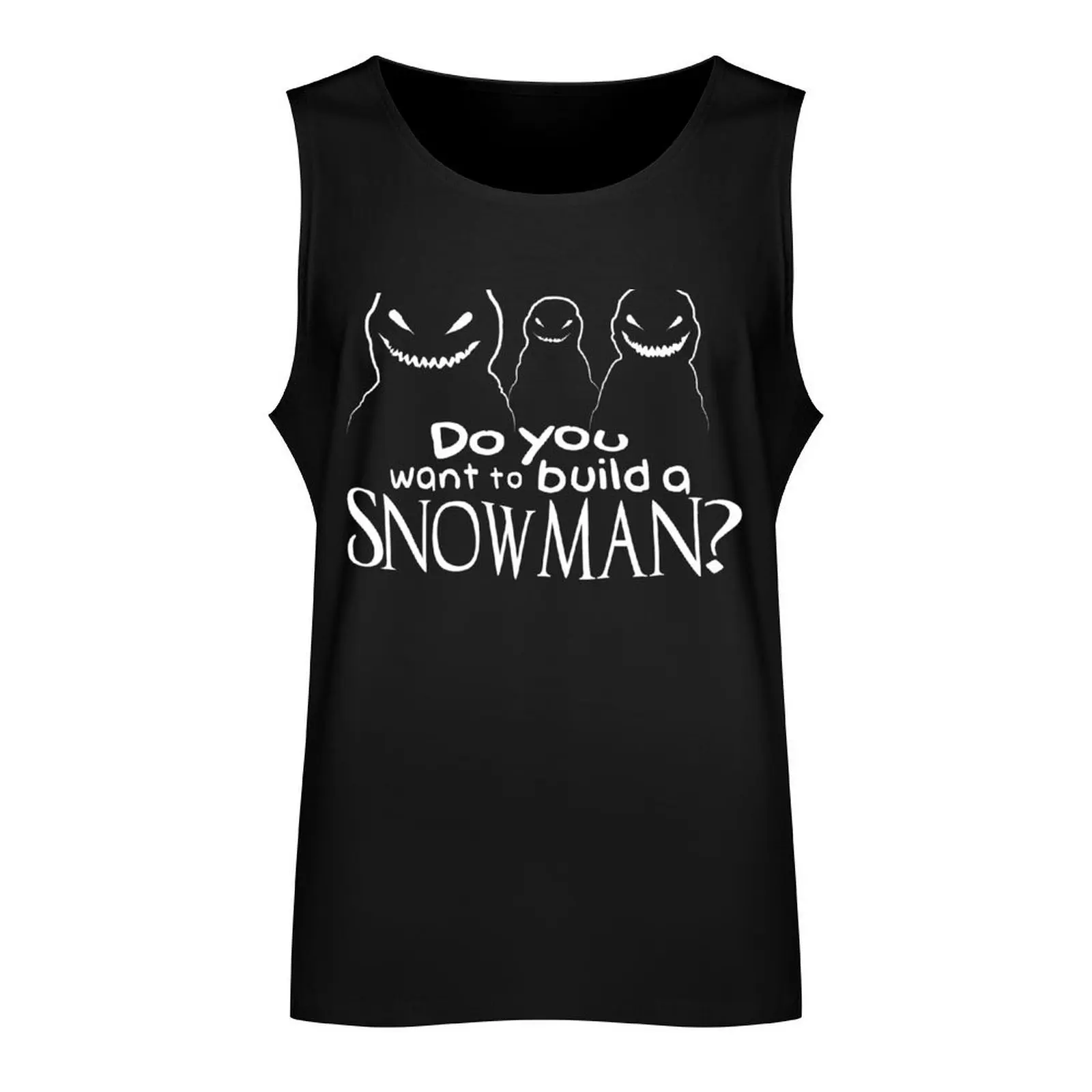 Wanna Build A Snowman? Tank Top Sportswear for men men gym clothing