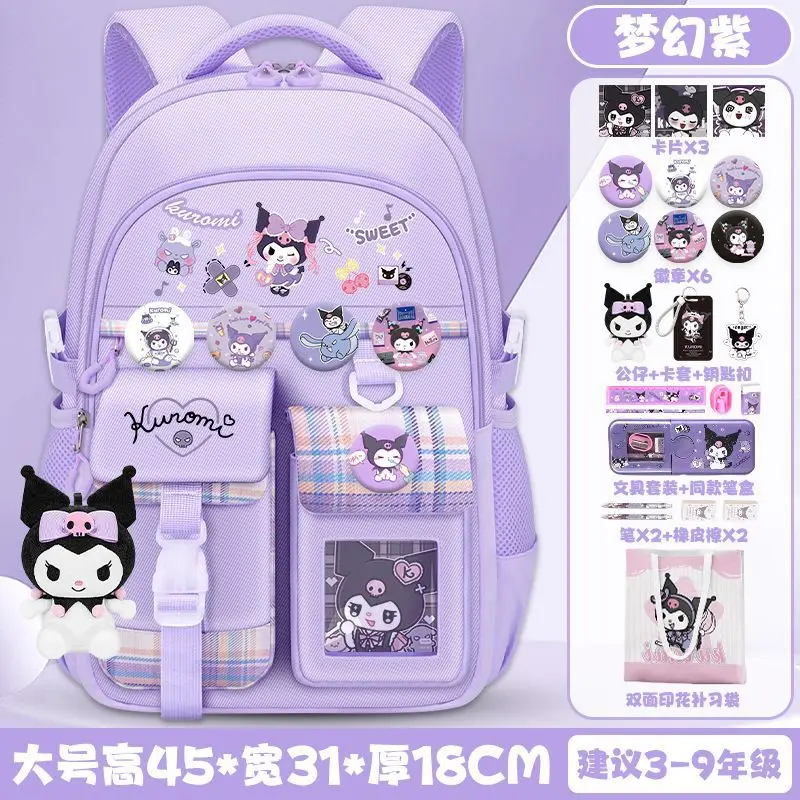 Sanrio Kids Backpack for Girls, Cute Melody High-Quality School Backpack, Back to School Backpack