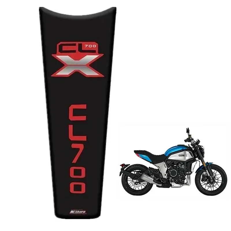 For CFMOTO 700CL-X CLX700 Fuel Tank Carbon Fiber Scratch-resistant Stickers Motorcycle Motor Stickers Fish Bone Decals CLX 700-4