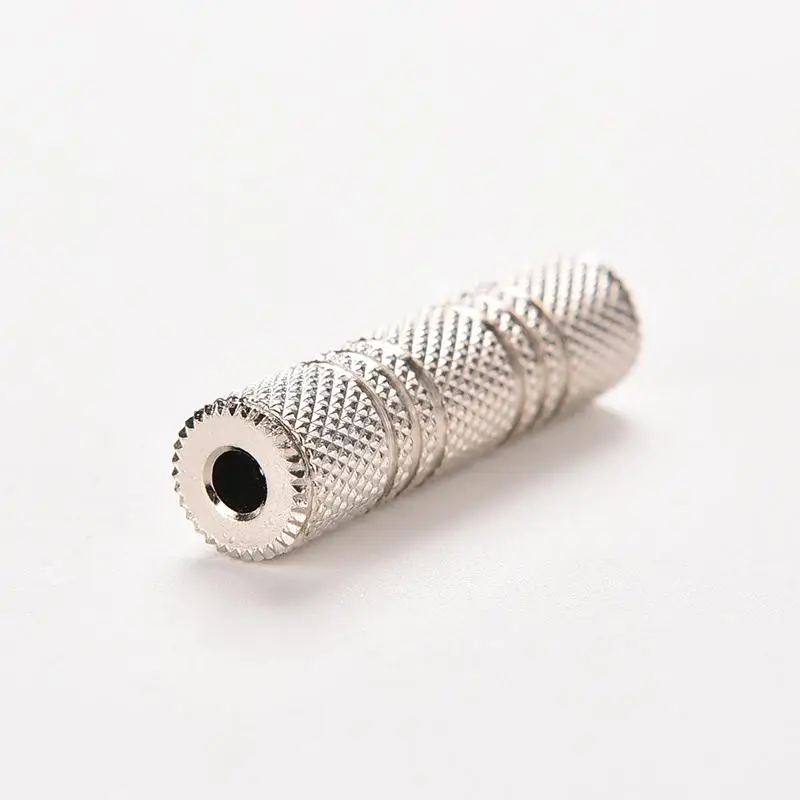 Hot Sale 1Pcs 3.5mm Jack Female To 3.5 Mm Female Connector F/F Stereo Audio Adapter Headphone Jack Coupler Adaptor Connector