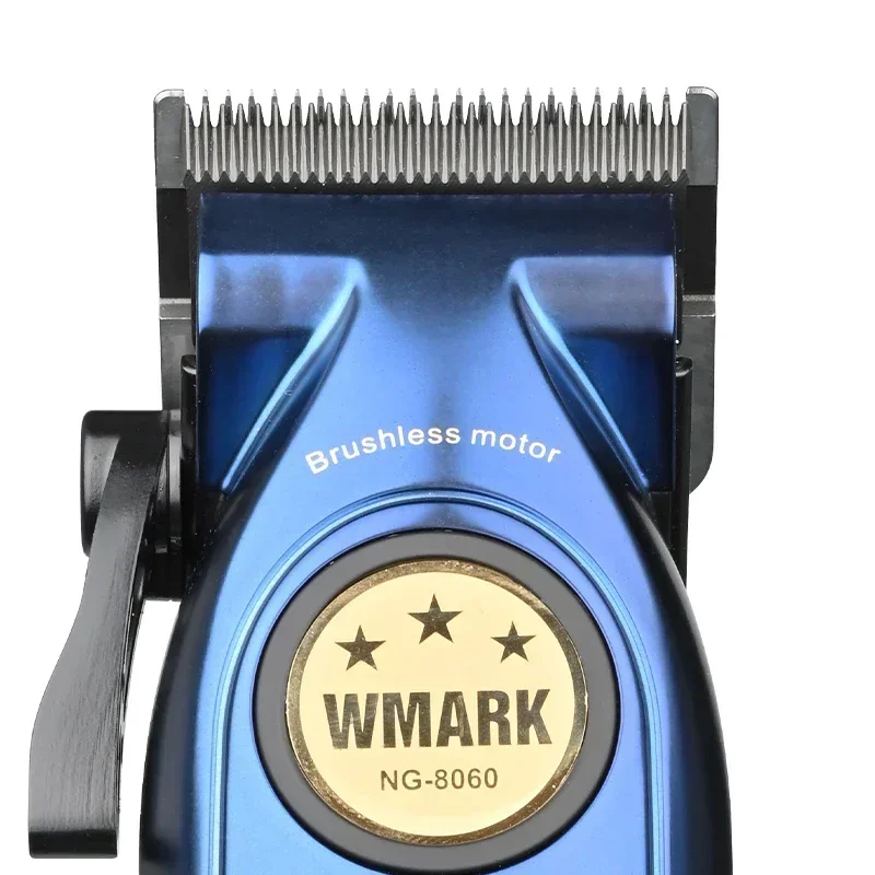 2024 New Professional Hair Clipper WMARK NG-8060  Brushless Motor with Charging Base Electric Clippers  Trimmer for Men