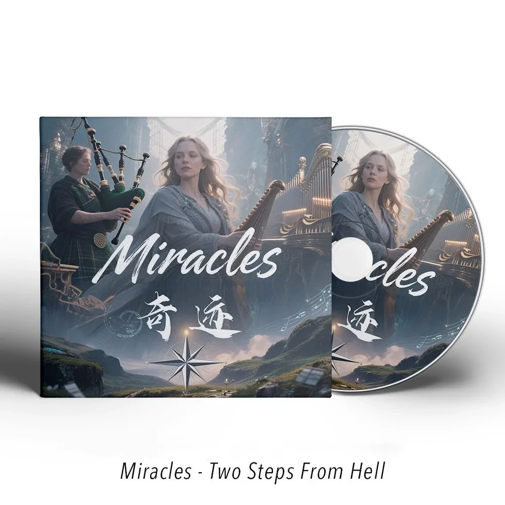Pop Two Steps From Hell CD musical, album Miracles, Compass Music Record, Cosplay, Walkman, bandes sonores de voiture, collection de musique de fête