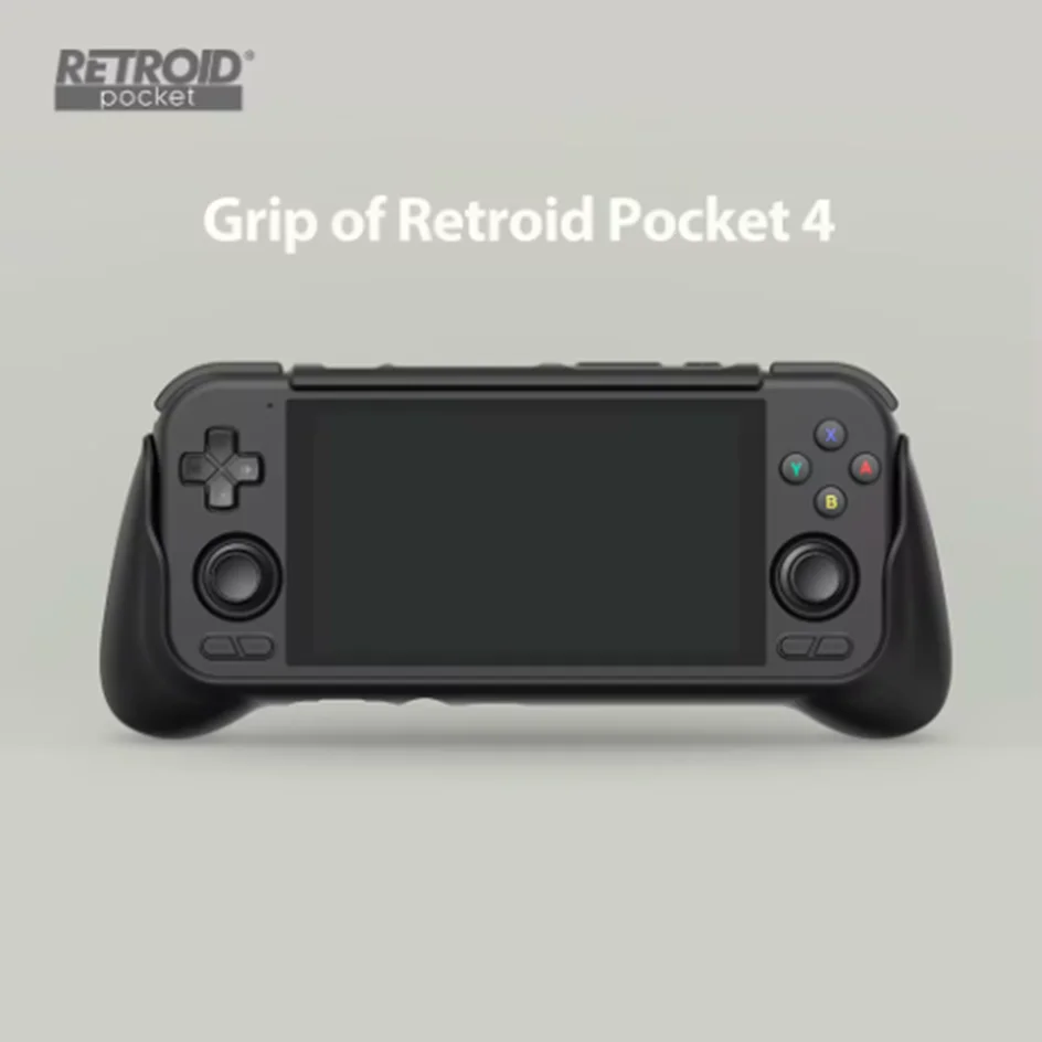 

Black Grip And Bag Android Handheld Game Console Pack Of Retroid Pocket 4 / 4Pro Case Waterproof Grip And Carry Bag