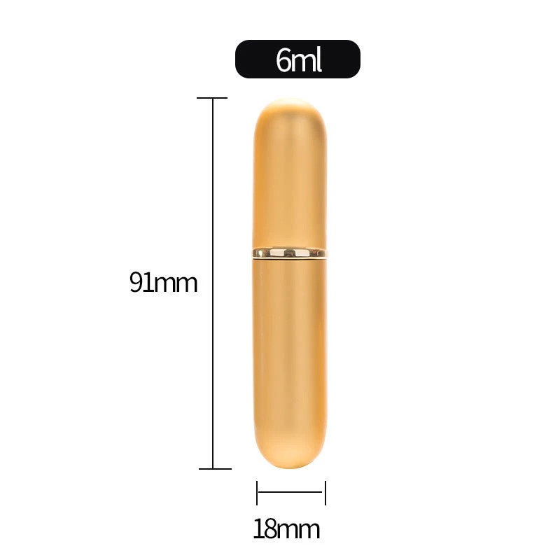 롤러 볼이 있는 두꺼운 에센셜 오일 바이알, 리필 가능한 향수병 롤 온 병, 100 개, 6ml