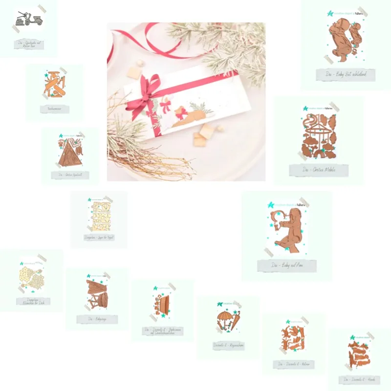 The Child Closed Their Eyes Craft Metal Cutting Dies Mold Strips Sheet Scrapbook Paper Craft Knife Mold Blade Punch Stencils