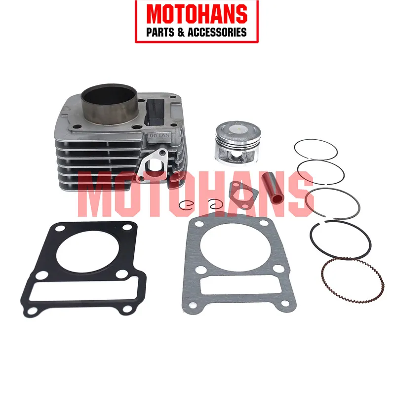 

BX1405001 MOTORCYCLE PARTS YAMAHA YBR125 LIBERO125 54MM CYLINDER AND PISTON KIT WITH 15MM PIN