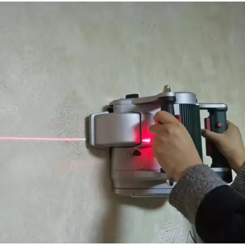 4800W 125A One-Time Molding Electric Wall Chaser, Dust-Free Grooving Machine for Concrete Tile Granite