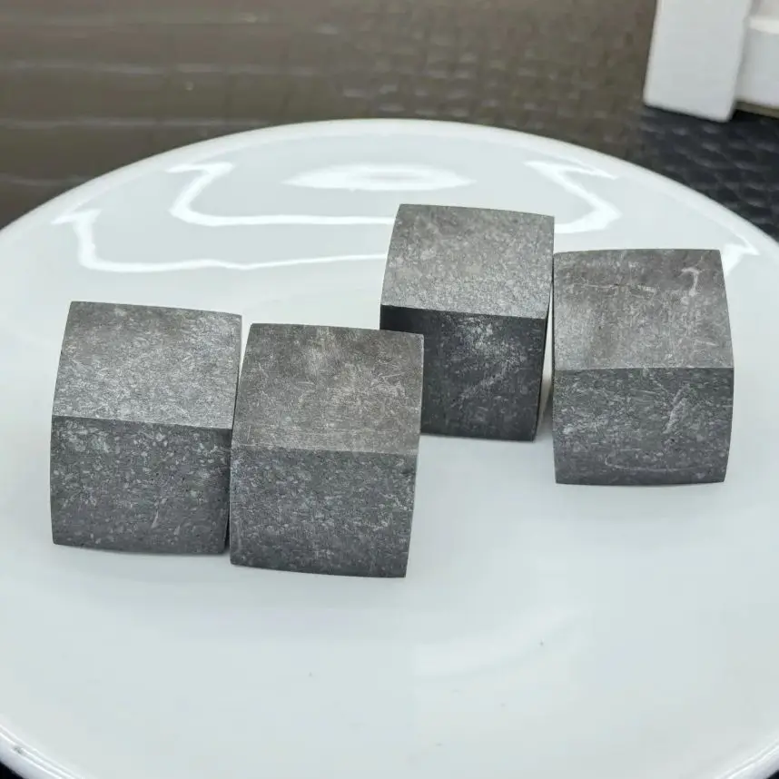 Shungite Cubes Natural Crystal Tumbled Stone Reiki Healing Energy Stones Meditation Yoga EMF Protection Black Rock Cleansing view 6