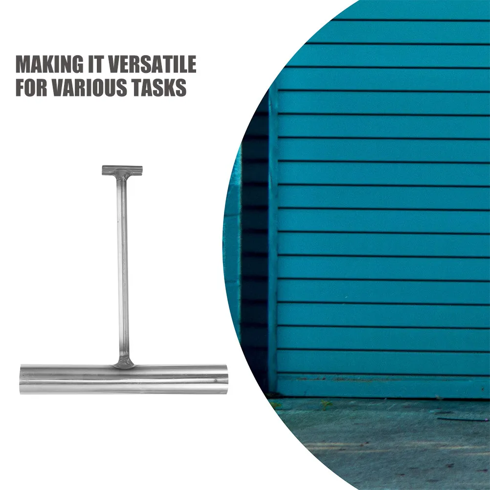 Heavy Duty Manhole Lifter Hook T Shaped Pull Tool for Sewer Drain Roll-Up Door Covers Manhole Cover Hook Cover Lifter