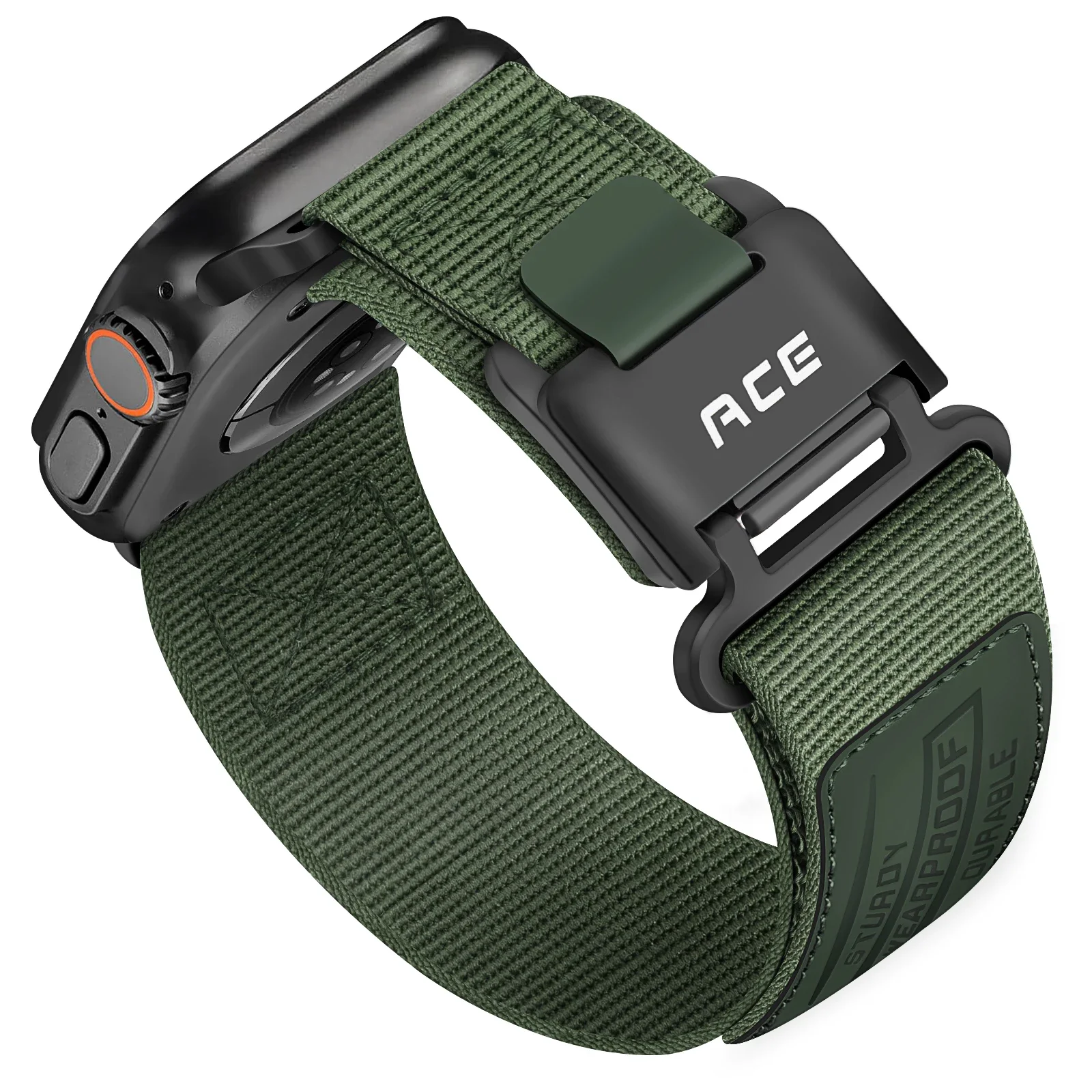 

Нейлоновый ремешок с магнитной пряжкой для Apple Watch Band 44 мм 45 мм 46 мм Ultra 2 49 мм 42 мм 44 45 мм Мужской ремешок для iwatch Series7 8 9 se 456S