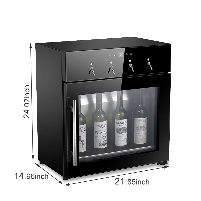 Best Seller Keep Fresh High Quality Cooler Automatic Red Wine Dispenser Commercial Wine Chiller and Preservation