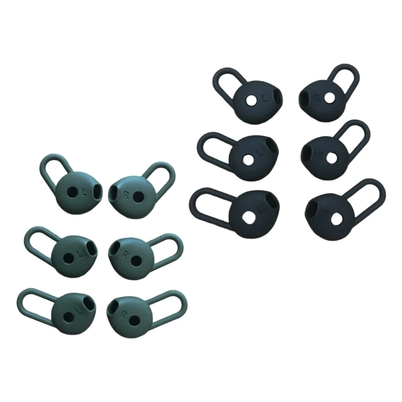 6 قطع من سدادات الأذن السيليكون لإصلاح أطراف الأذن لـ AM66 Xsport PRO، سدادات أذن بديلة لسماعات الأذن قطع غيار لسماعات الأذن