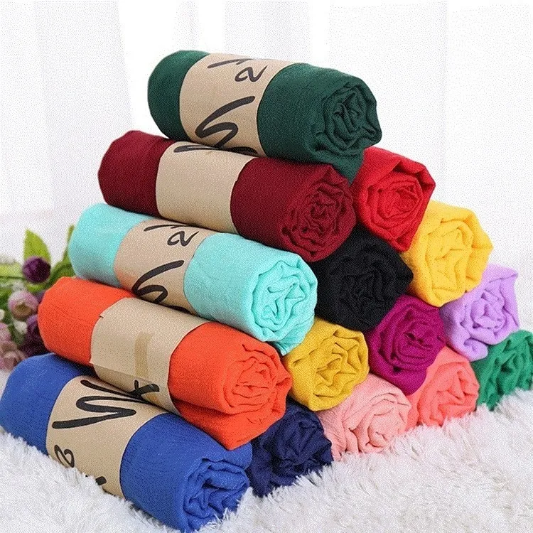 

New Winter Cotton Linen Women's Scarf Shawl Ethnic Style Color Sunshade Functional Scarf for Summer Beach Towel