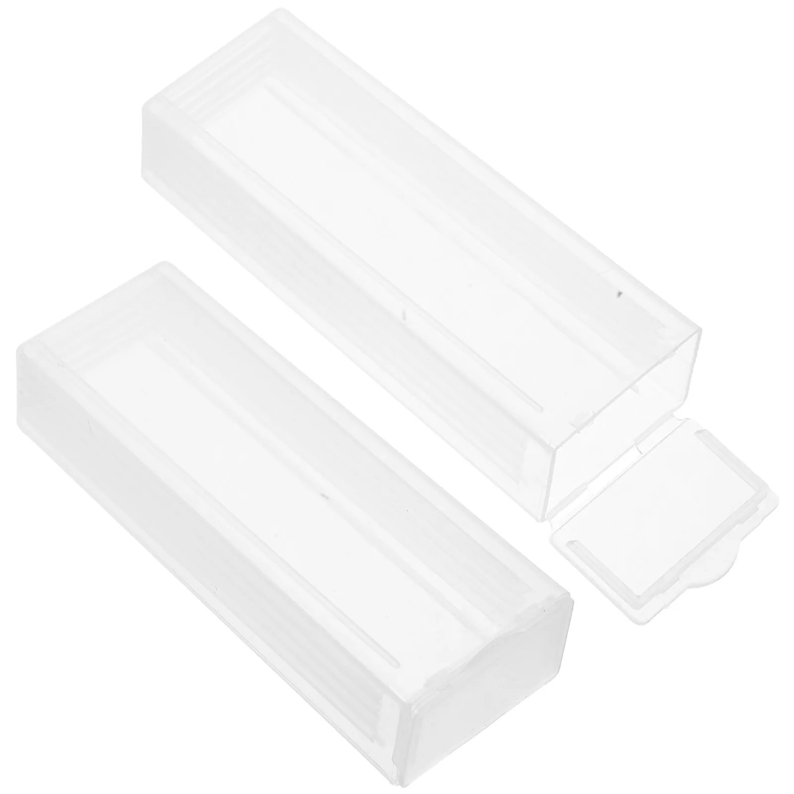 

Plastic Rectangle Microscope Holder for Laboratory Slide Storage Protective Case Organizer Scientific Lab Equipment