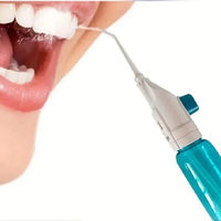 Household High Pressure Oral Irrigator Portable Teeth Cleaning Water Flosser Manual High Pressure Water Toothpick