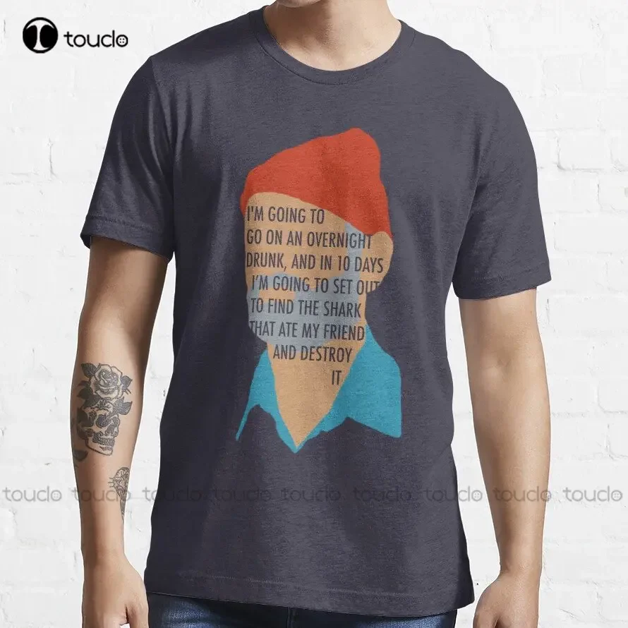 Team Zissou'S Mission Objective Life Aquatic With Steve Zissou Bill Murray Wes Anderson T-Shirt Black T Shirts For Men Xs-5Xl