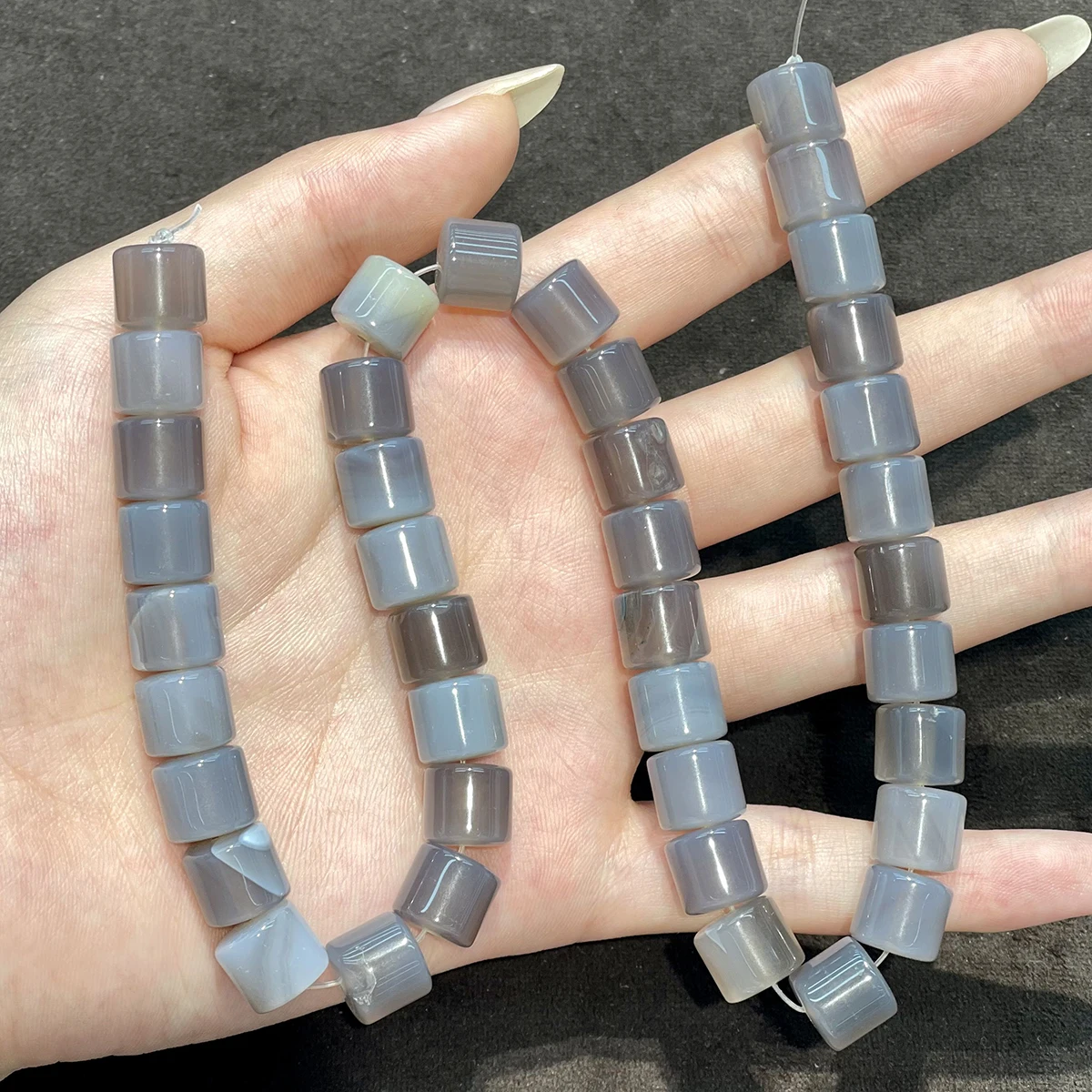 Natural Semi-Precious Square Isolation Beads 10mm For Jewelry Making DIY Necklace Bracelet Accessory