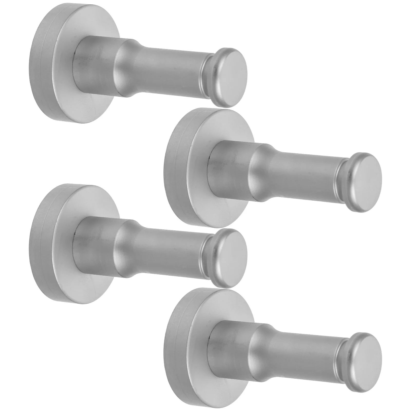 

4 Sets Wall Mounted Hooks Heavy Duty Metal Use Smooth Bathroom Kitchen Bedroom Storage Racks Hanging ganizers Towel