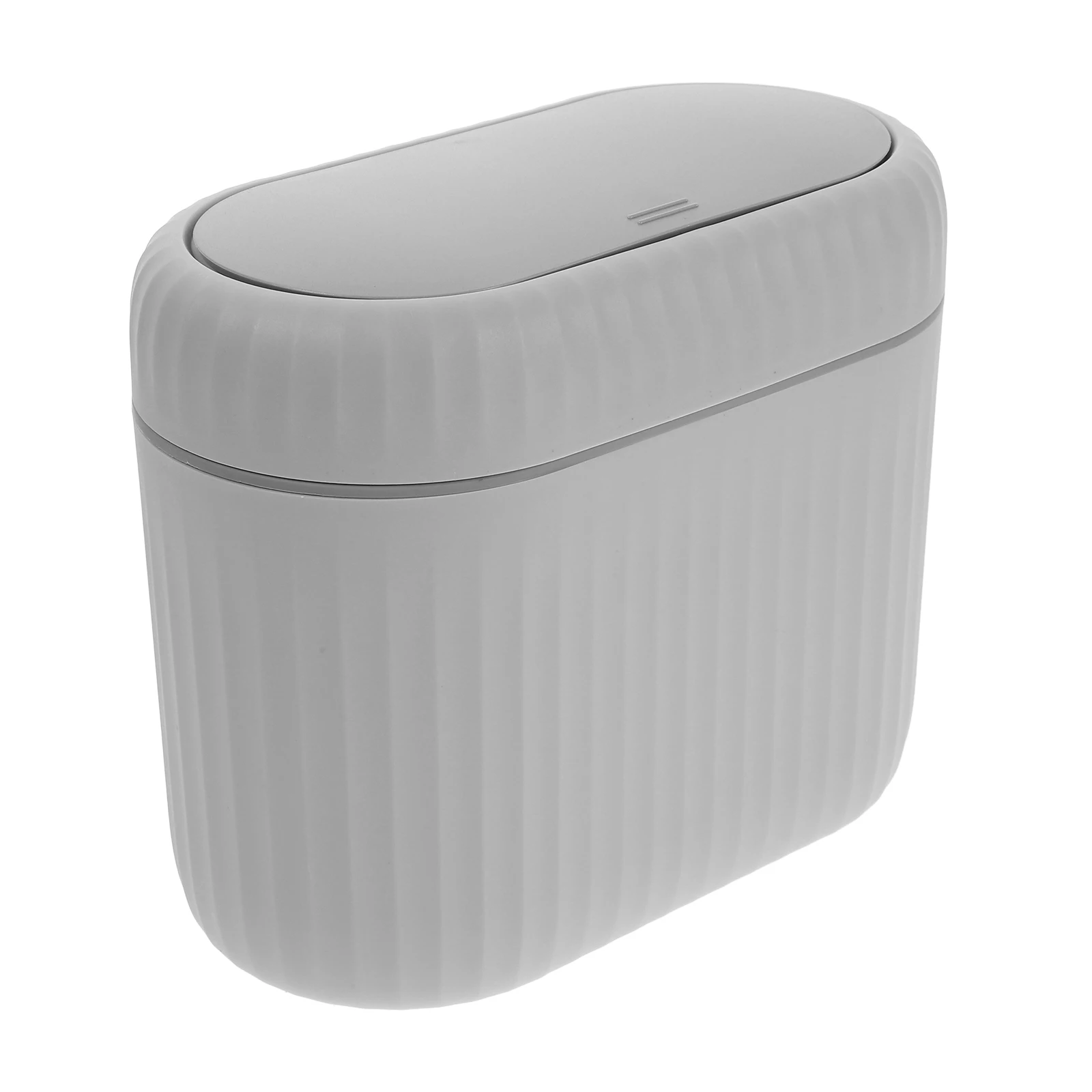 

Car Trash Can with Lid Mini Hanging Vehicle Garbage Bin Compact Desktop Trash Can for Car Door Home Office Use