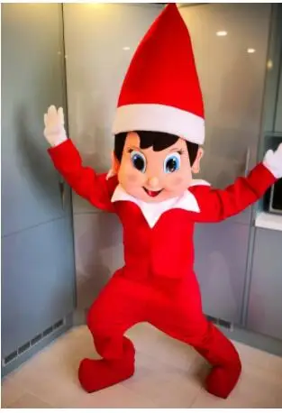 New Adult Hot Sale Foam Cute Elf Doll Boy Cartoon Mascot Costume Plush Christmas Fancy Dress Halloween Mascot Costume