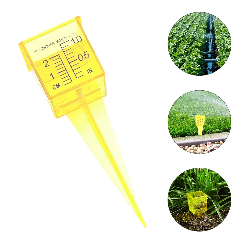 

Rain Gauge Garden Water Measuring Tool Outdoor Meter Lawn Sprinkler Plastic Pvc