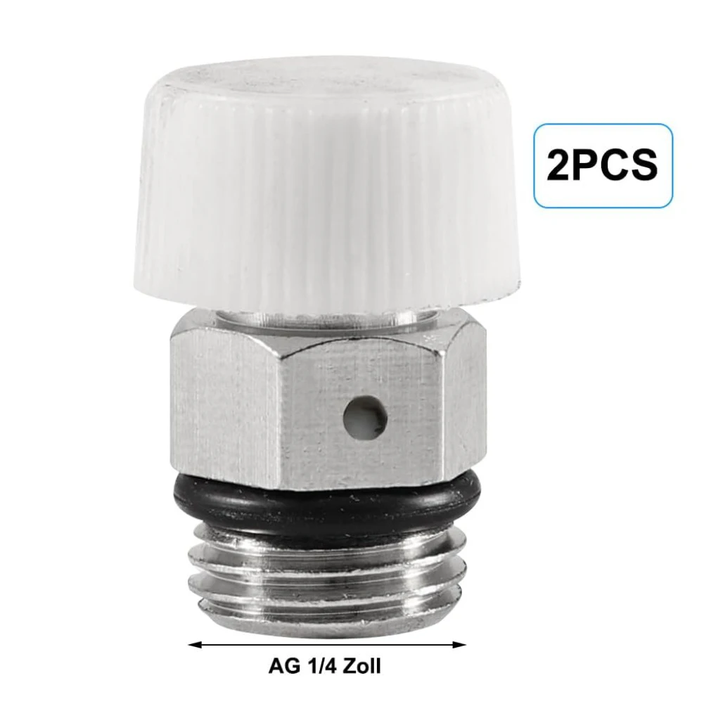 2 Pieces Automatic For Radiator Bleeder Valves for Heating Systems Air Release Valves to Maintain Efficient Heat Circulation