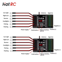 HOTRC 2.4Ghz F-04A F-06A F-08A F-01A F-04AT F-06AT F-08AT F-01AT with Gyro Light 4/6/8Ch Receiver for Hotrc Transmitter RC Parts