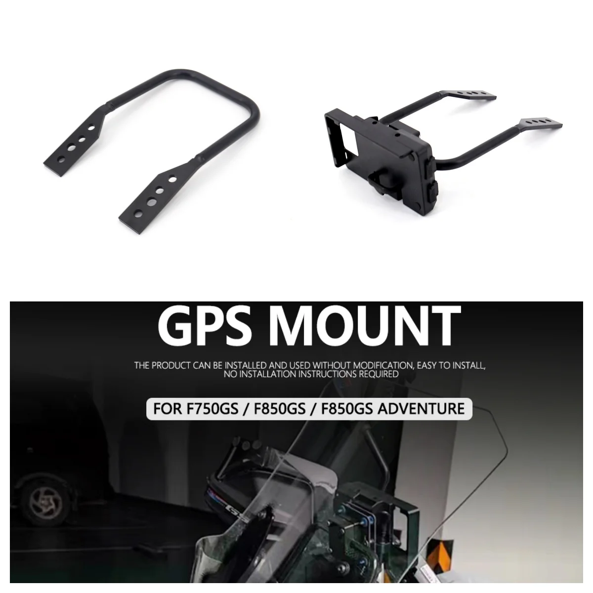 For BMW F850GS Adventure F750 F850 2018 2019 Motorcycle Navigation Bracket USB Charging Phone Holder Handlebar Mount Adapter