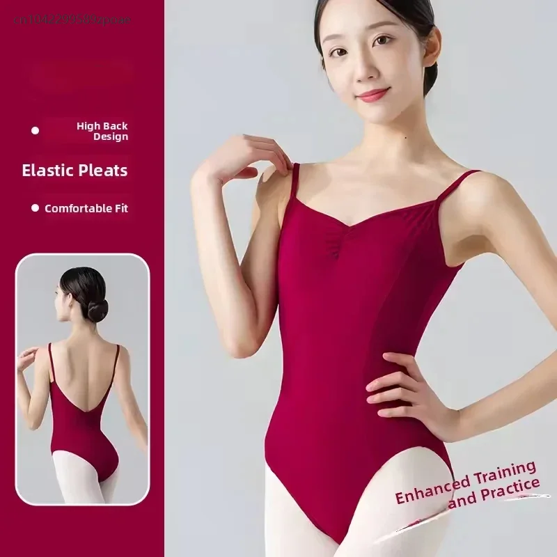 

Women's Comfortable Strapless Tank Top Bodysuit Ballet Backless Bodysuit Fitness Yoga Gymnastics Dancewear Practice Costume