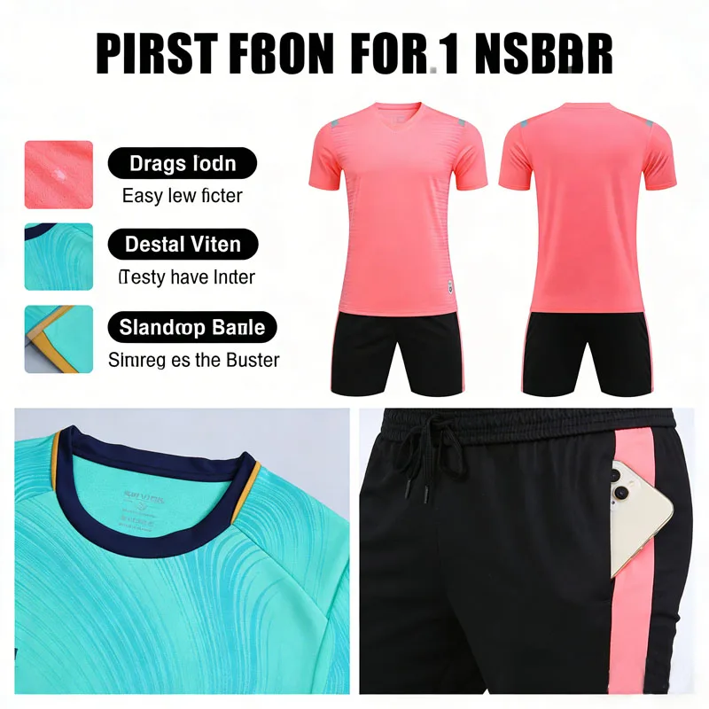 Futsal Sportswear Adult Kids Men Women Customize Football Jerseys Soccer Uniforms Sports Clothes Team Training Tracksuit Outfit