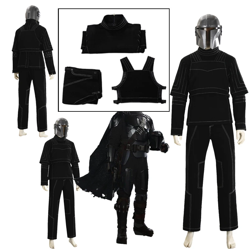 

Anime Din Djarin Cosplay Costume Adult Mandalore Outfits Halloween Carnival Suit For Disguise Men
