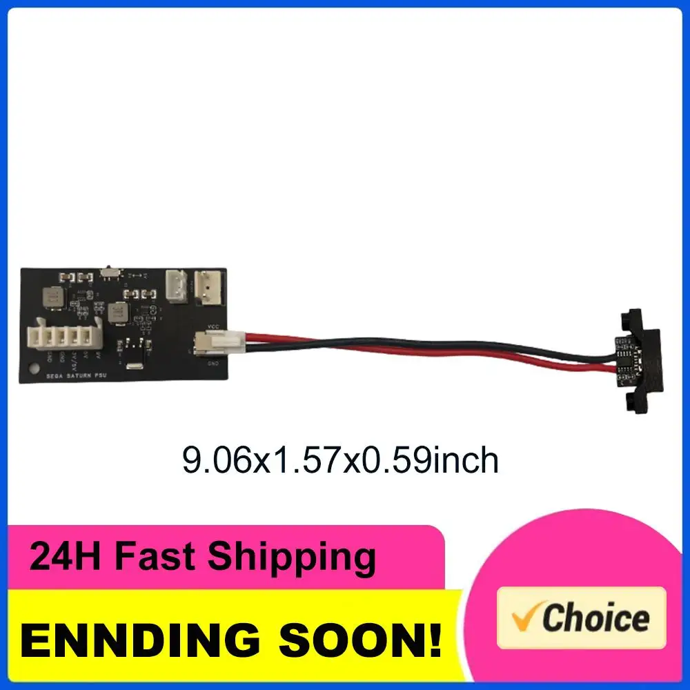 

Запасная плата питания для Sega Saturn/Dreamcast, 12В/3А, модифицированная, Plug-and-Play, игровые аксессуары