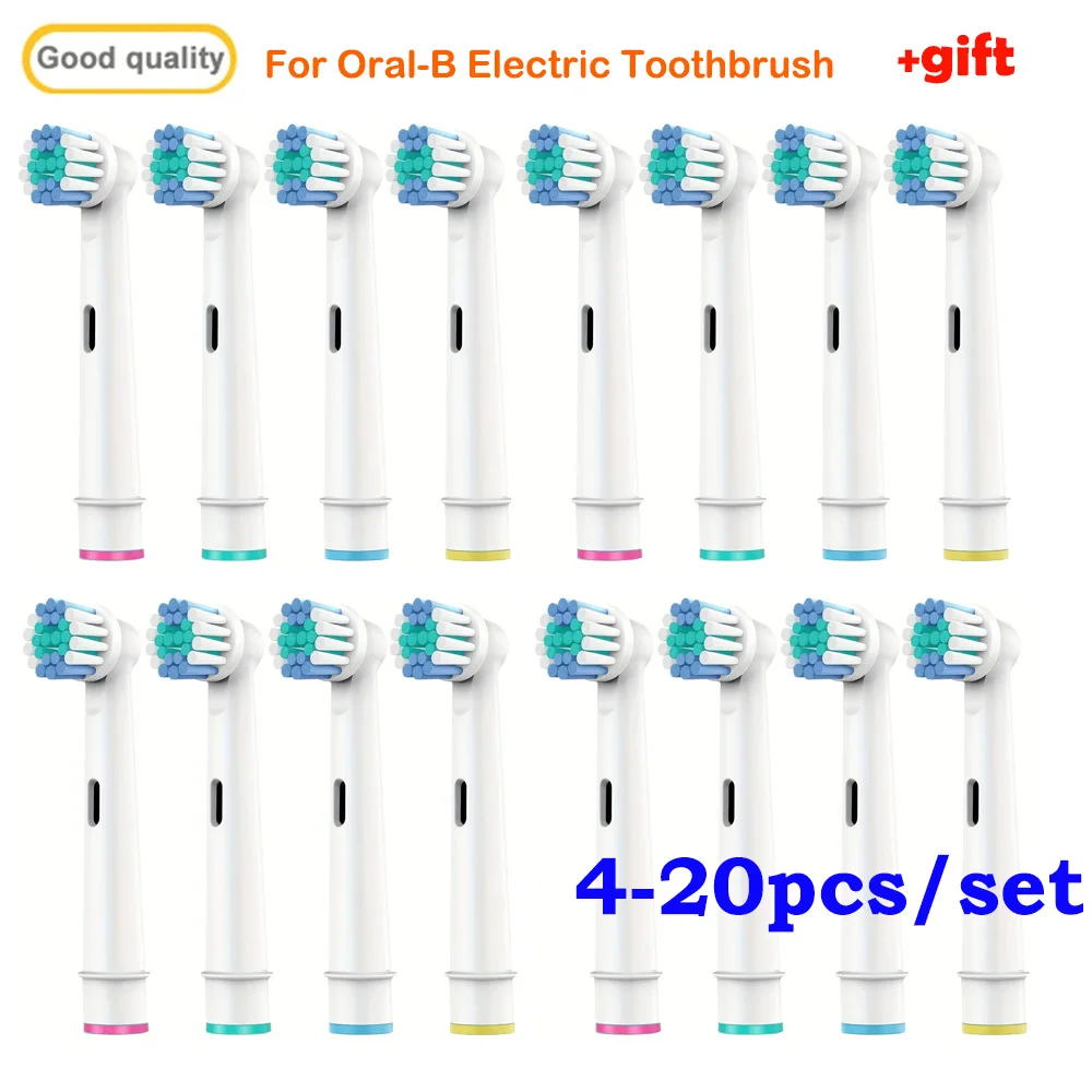 Dla Oral-B Dupont włosie elektryczne główki szczoteczek do zębów wybielanie zębów codzienne czyszczenie miękka pielęgnacja funkcja zębów D100 D25 D30 4/8/16 sztuk