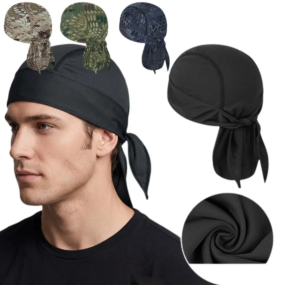 New Mesh Headwrap Sports Bandana Breathable Mesh Quick Dry Headscarf Pattern Lightweight Headband Running