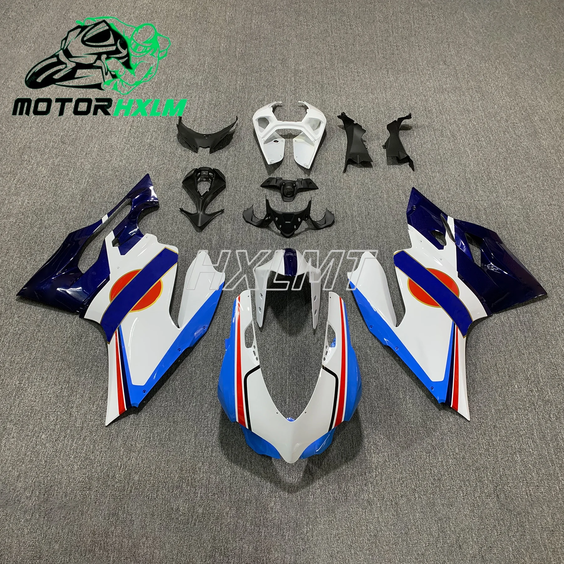 New ABS Motorcycle Fairing Kit Fit For Ducati 899 1199 Panigale s 2012 2013 2014 12 13 14 Injection Blue White Bodywork Fairings