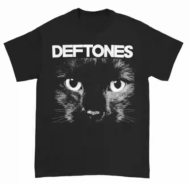 

Киска ожоговая Deftones Subtone Альтернативная металлическая рэп-металлическая задняя часть Гараж Тяжелый металл Панк-рок Мемориал Мужская женская футболка