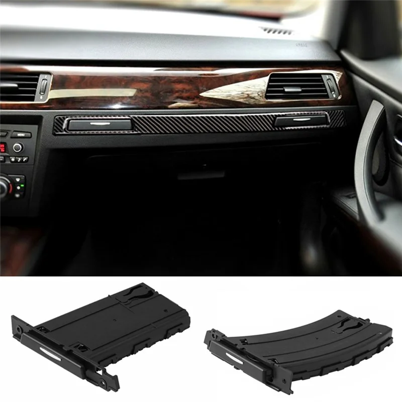B78B-ยานยนต์ด้านหน้าซ้ายและด้านหน้าขวาที่วางแก้วแบบพับเก็บได้สำหรับ BMW E90 E91 318I 325I 2005-2012 51459173463 51459173469 พา