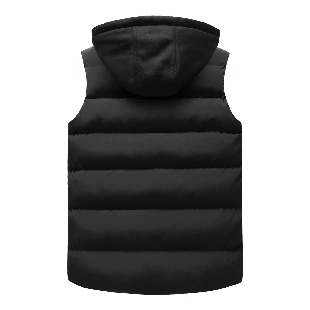 Men's Vest Jacket Winter Waterproof Warm Sleeveless Men Jacket Fashion Hooded Casual Vest Men Autumn Thicken Waistcoat