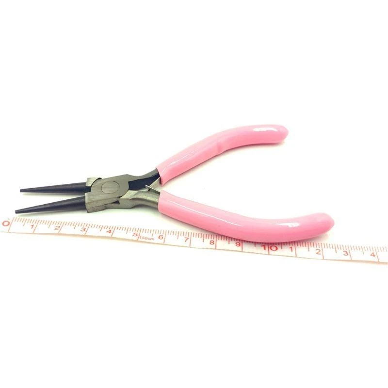 A2UD 3Pcs Jewelry Pink Pliers Set Wire Cutting Bending Plier Jewelry Making Tools