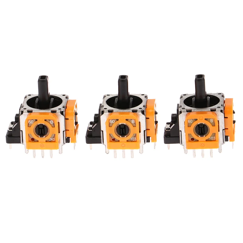 1pc 3D Analog Stick Sensor Module Controller For PS4 050 055 030 040 Controller Hall Effect Joystick For PS5/Xbox One No Drift